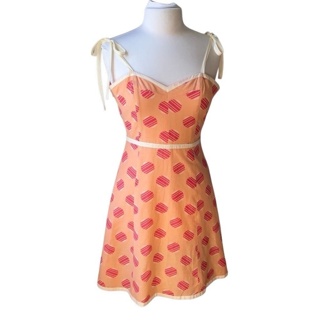 Philip Dicaprio Size 2 Sundress. Candy Print Heart Neckline. Silk/Cotton jamgirl